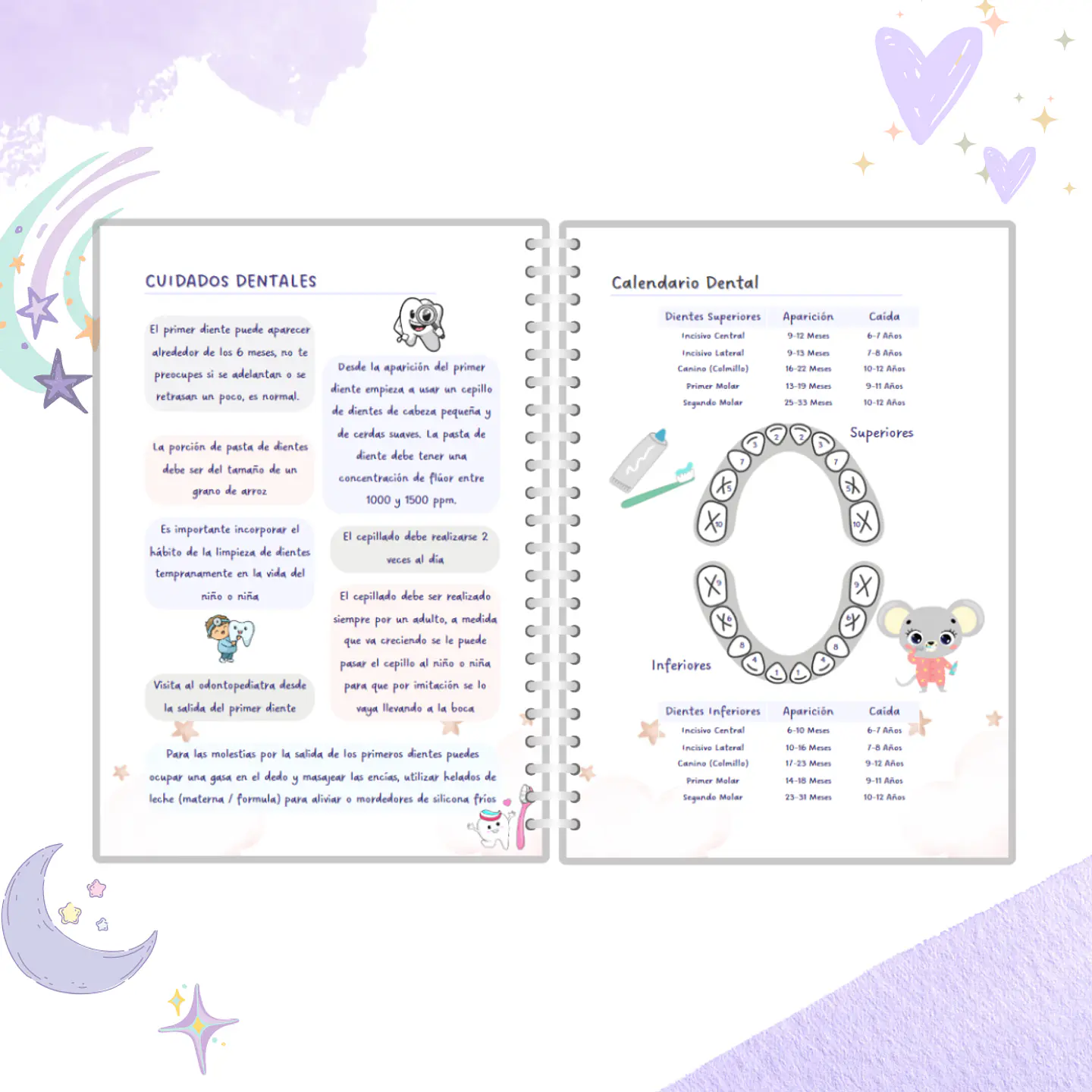 Cuaderno Pediátrico - Rosa 6