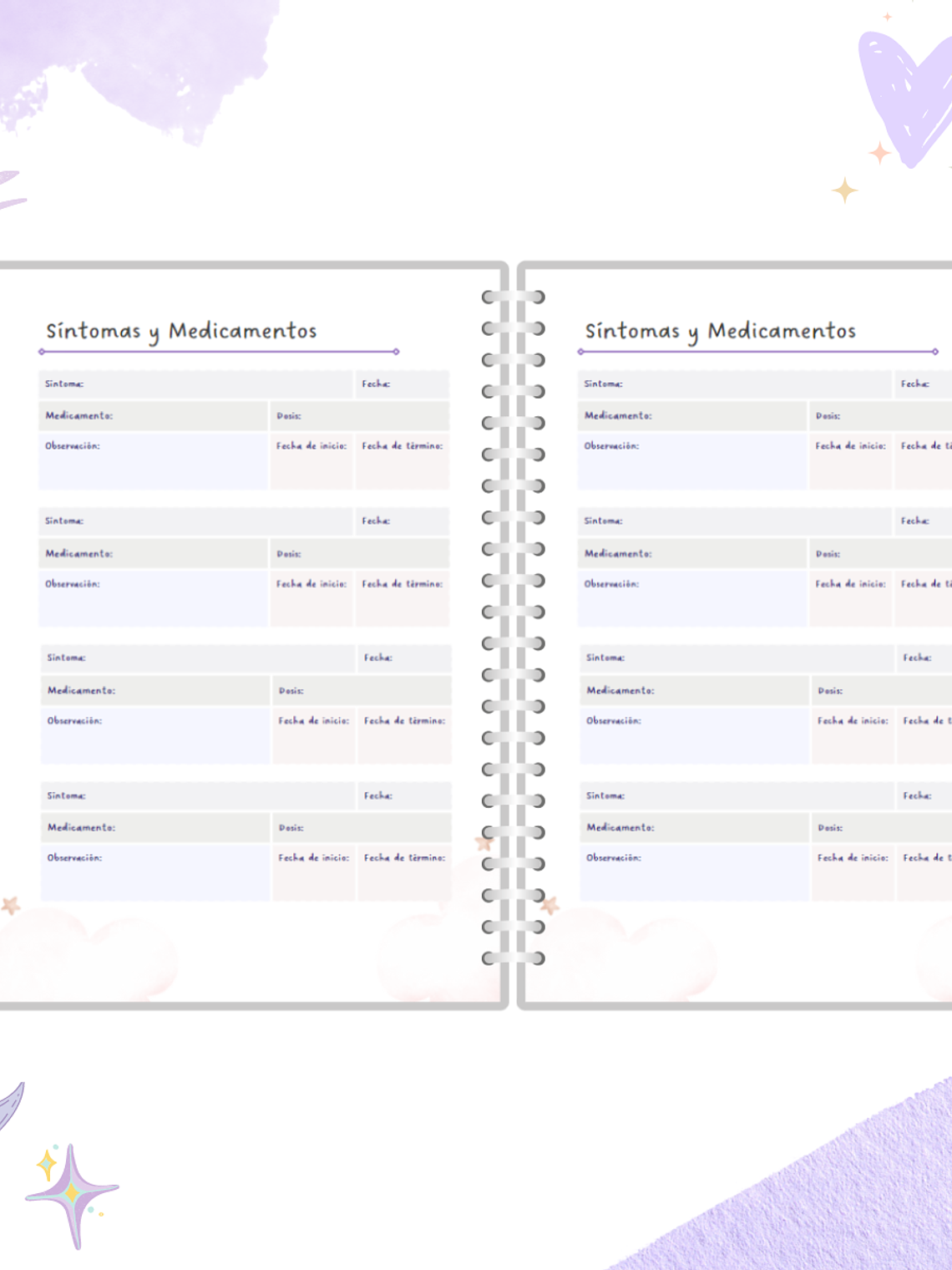 Cuaderno Pediátrico - Rosa 9