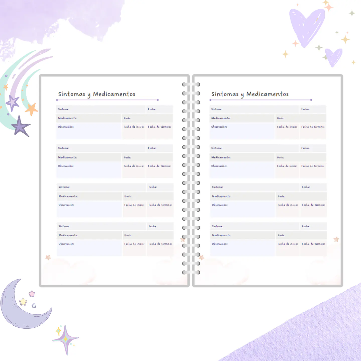 Cuaderno Pediátrico - Rosa 10