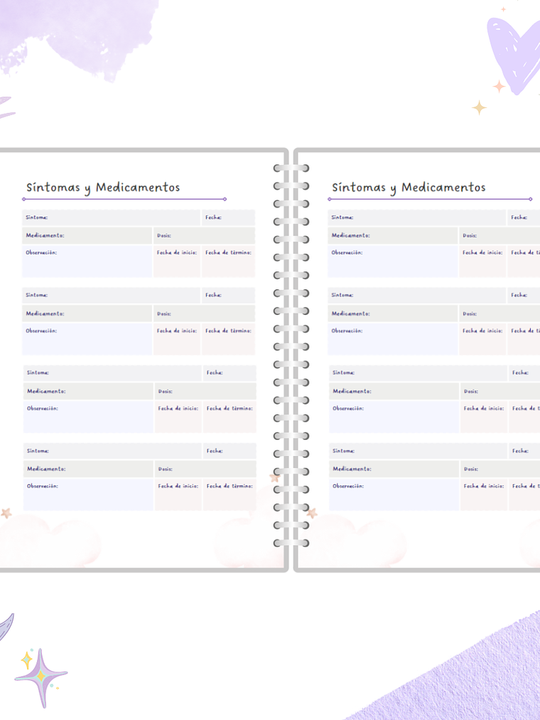 Cuaderno Pediátrico - Rosa 9