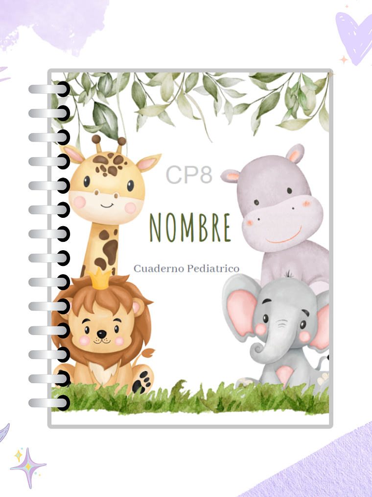 Cuaderno Pediátrico - Nubes Azul 11