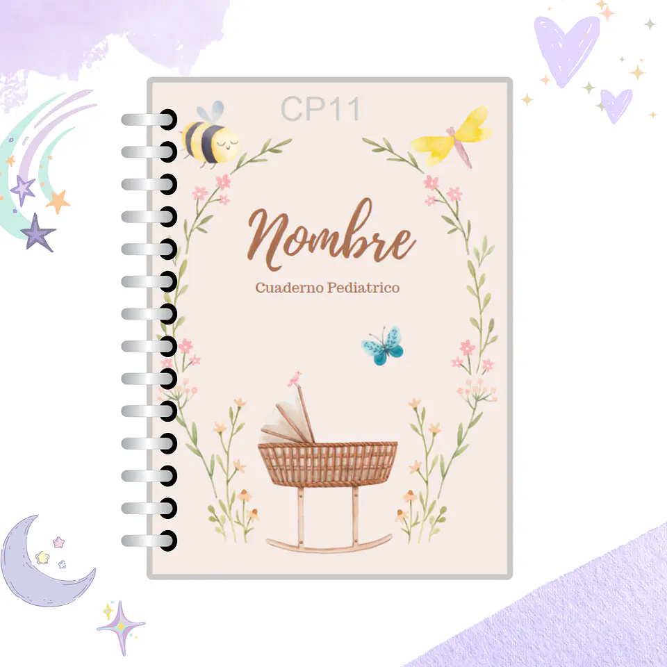 Cuaderno Pediátrico - Nubes Azul 20