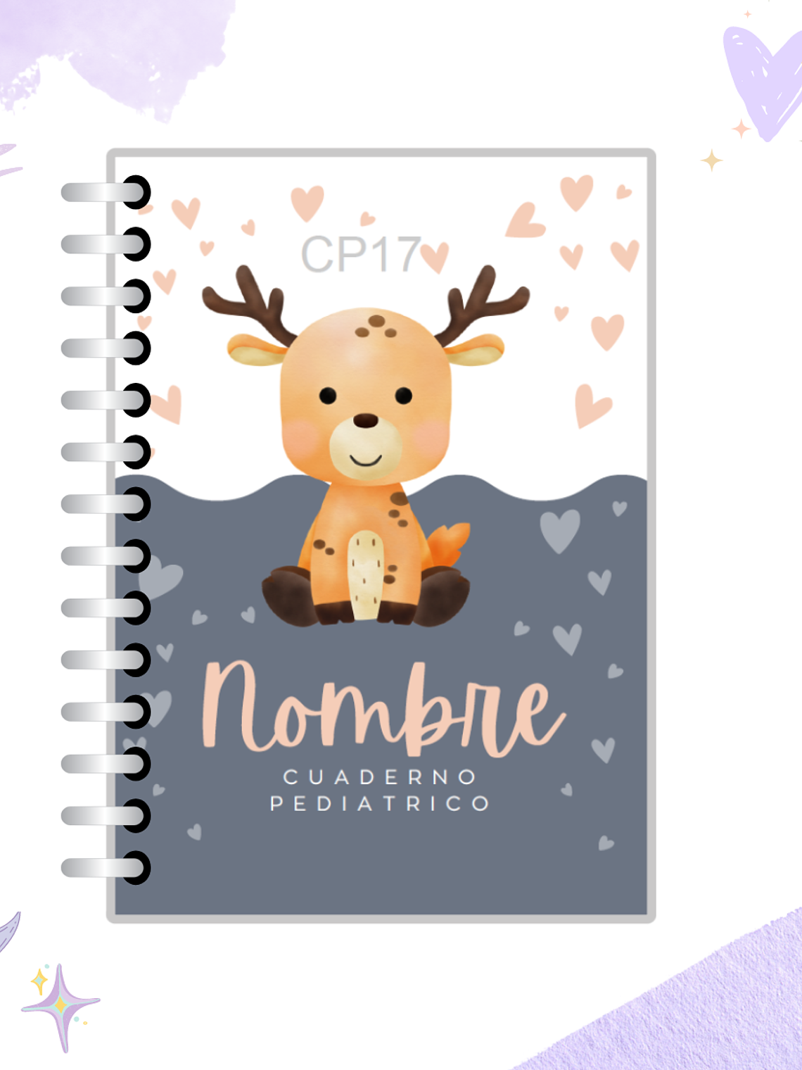 Cuaderno Pediátrico - Nubes Azul 21