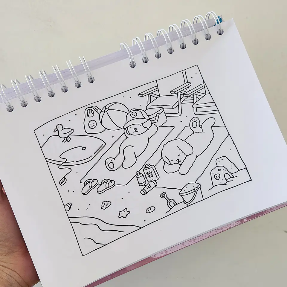 Libro Para Colorear Bobbie Goods 100 Hojas 5