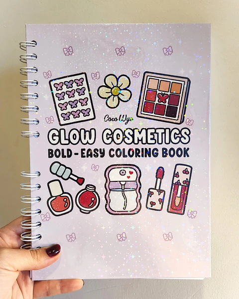 Libro Para Colorear Glow Cosmetics 