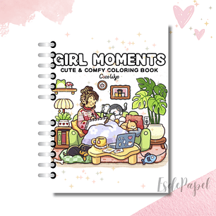 Libro Para Colorear Girl Moments - Coco Wyo