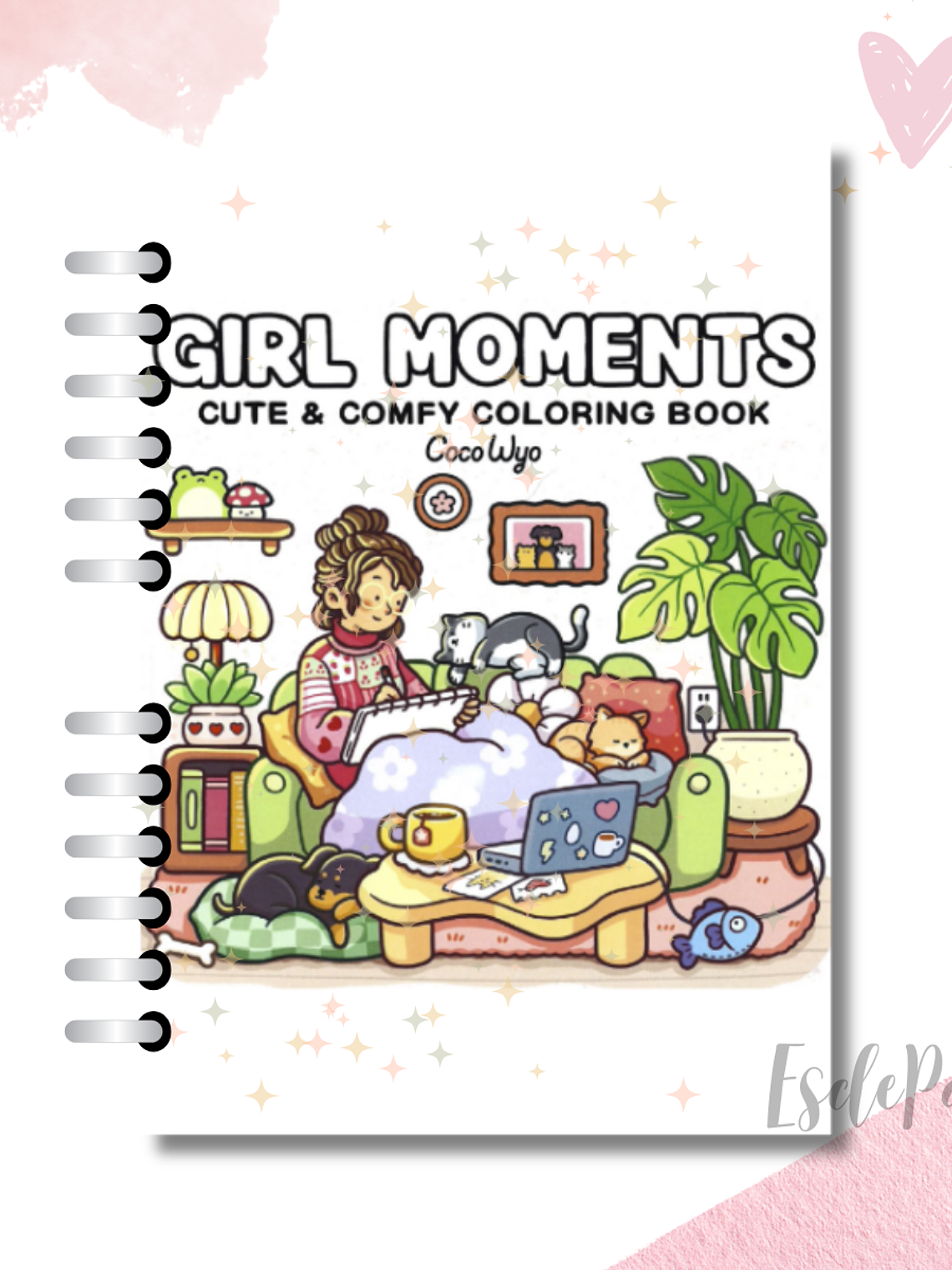 Libro Para Colorear Girl Moments - Coco Wyo 1