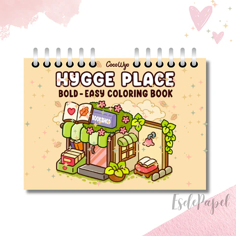Libro Para Colorear Hygge Place - Coco Wyo