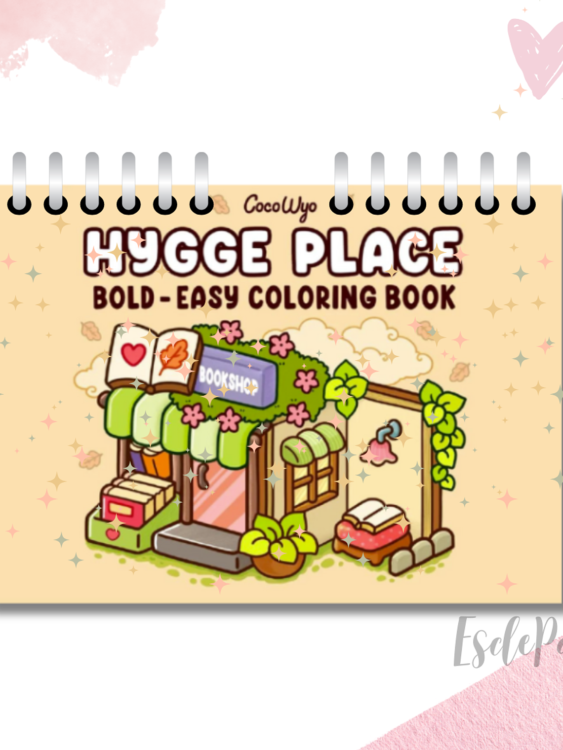 Libro Para Colorear Hygge Place - Coco Wyo 1