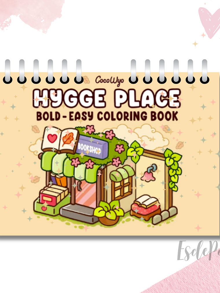 Libro Para Colorear Hygge Place - Coco Wyo 1
