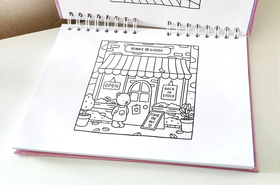 Libro Para Colorear Bobbie Goods 3