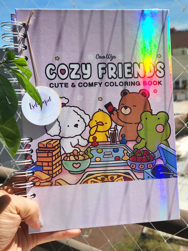 Libro Para Colorear Cozy Friends 3