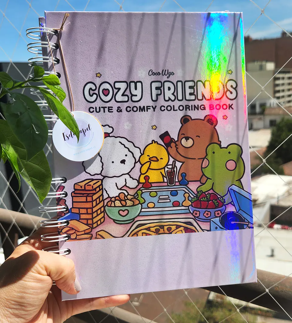 Libro Para Colorear Cozy Friends 3