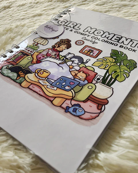 Libro Para Colorear Girl Moments – 45 Páginas Coco Wyo