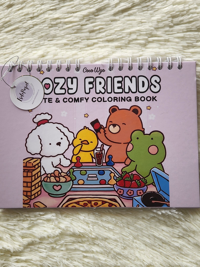 Libro Para Colorear Cozy Friends 2