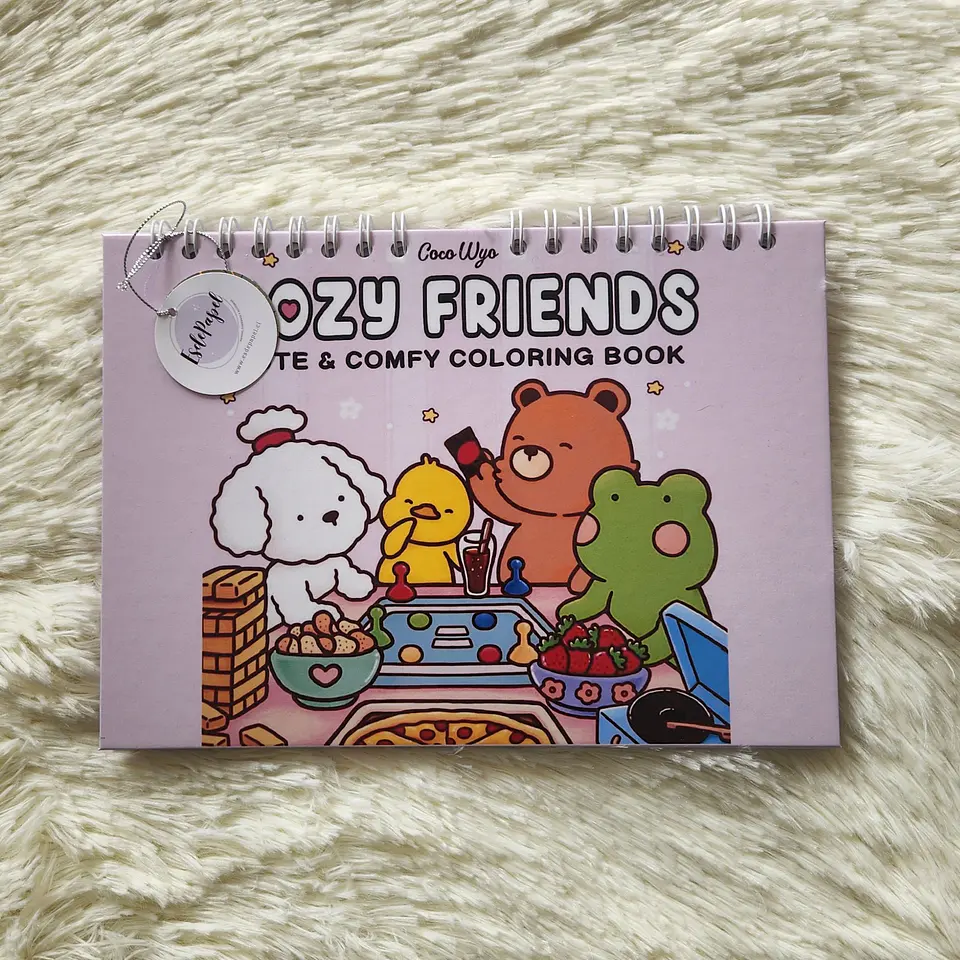 Libro Para Colorear Cozy Friends 2