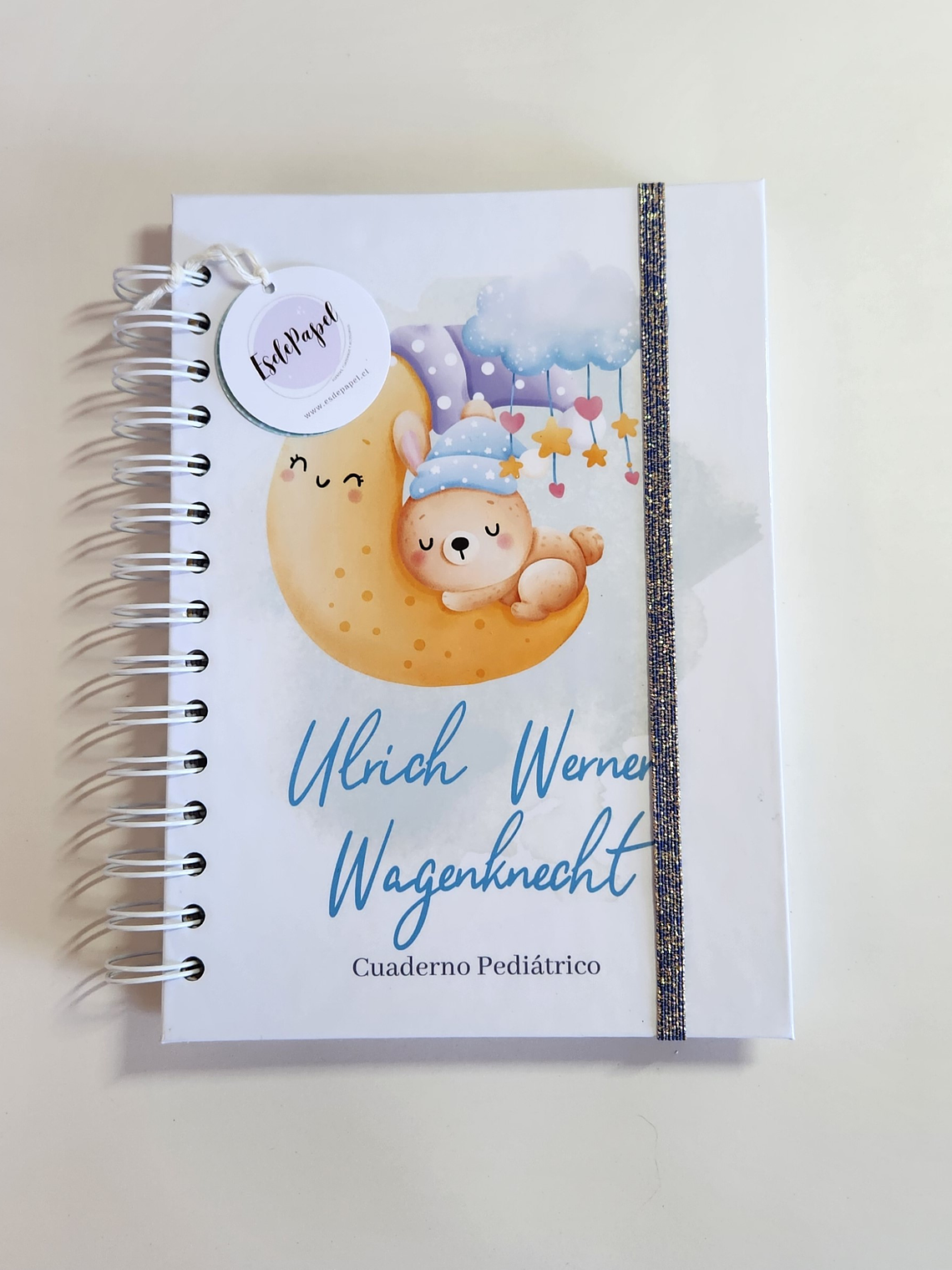 Cuaderno Pediátrico - Nubes Azul 37