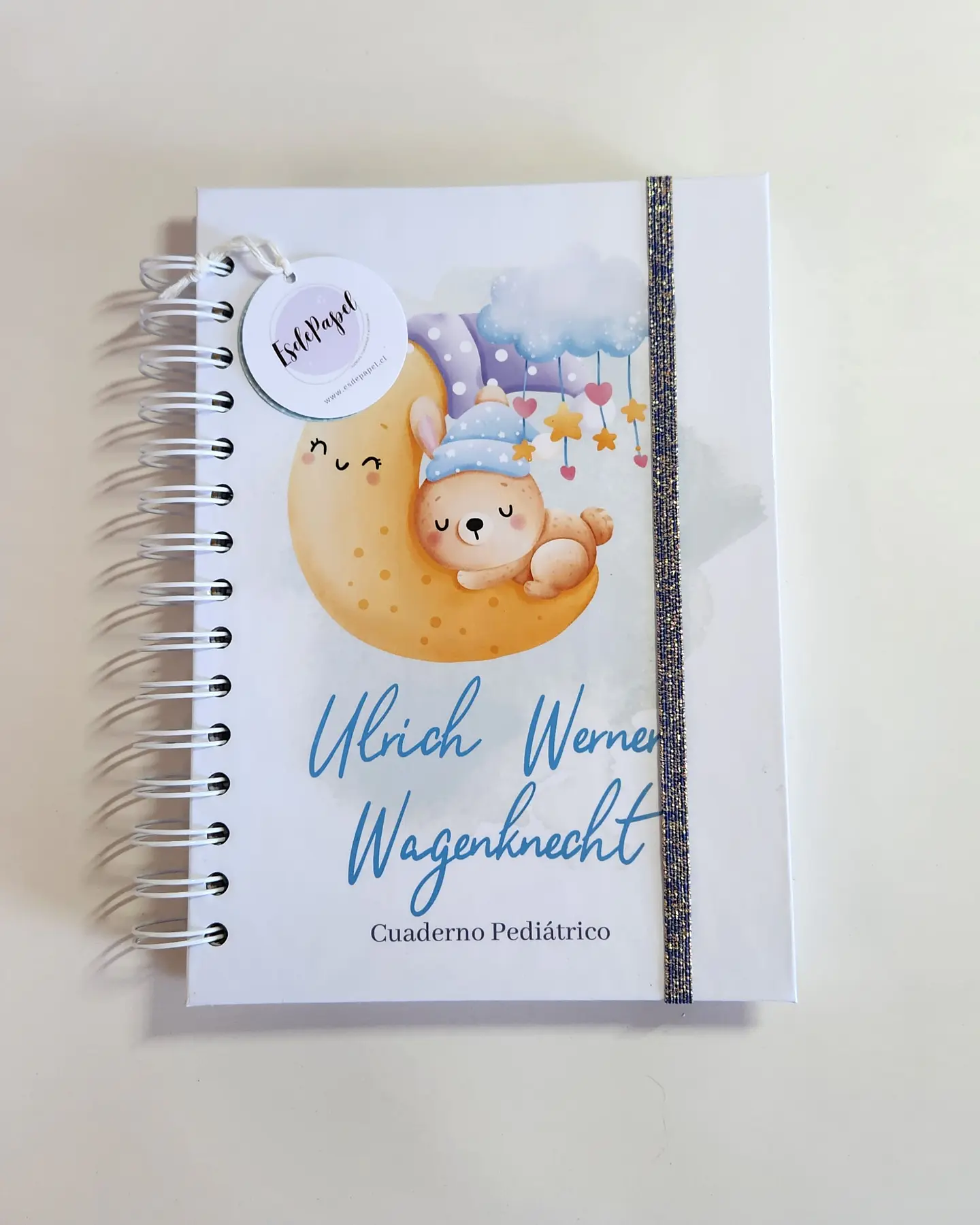 Cuaderno Pediátrico - Nubes Azul 1