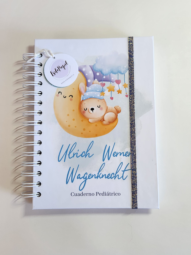 Cuaderno Pediátrico - Nubes Azul 37