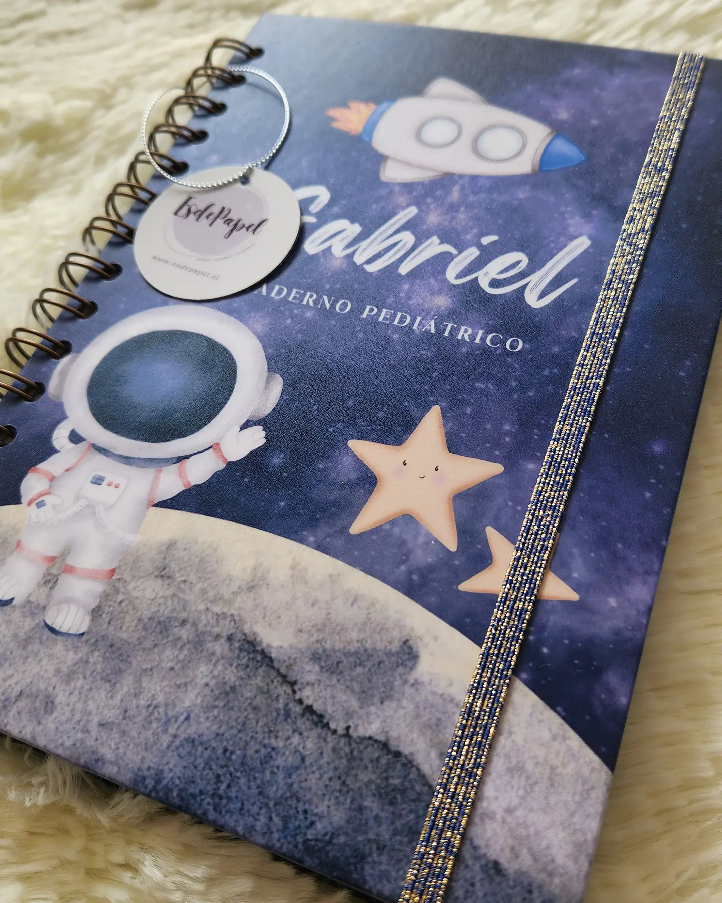 Cuaderno Pediátrico - Nubes Azul 39