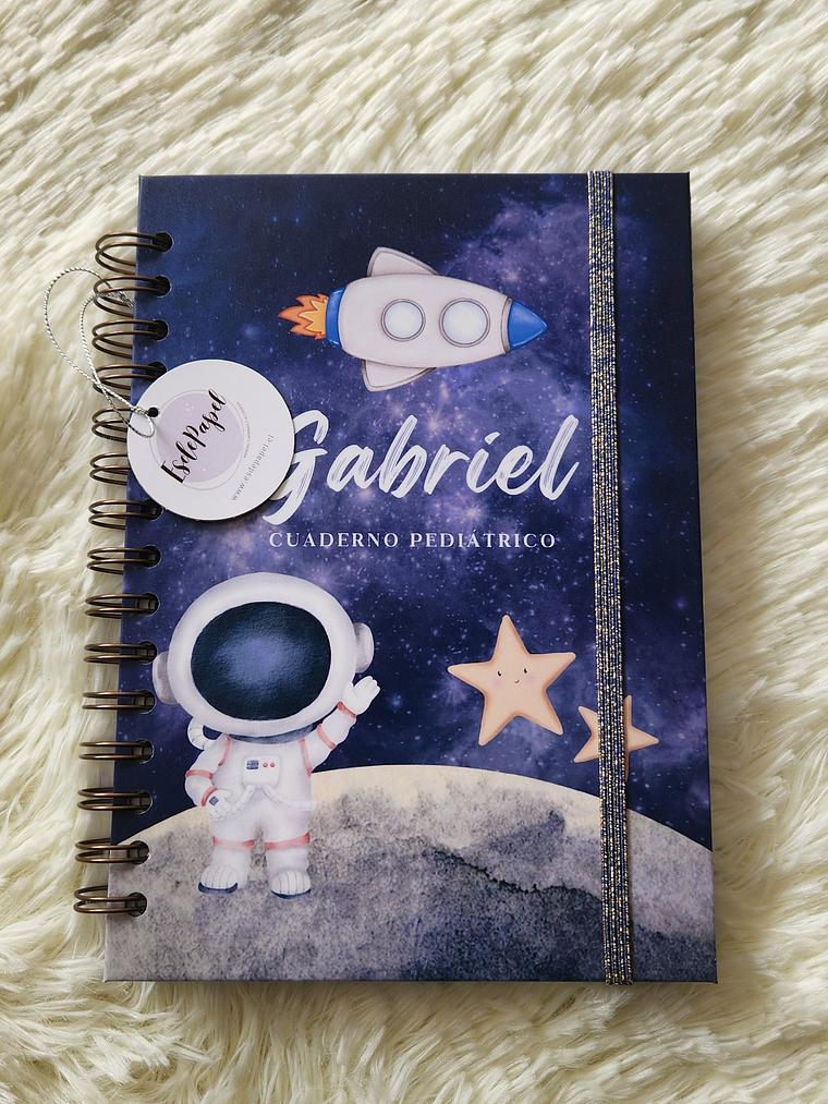 Cuaderno Pediátrico - Nubes Azul 40