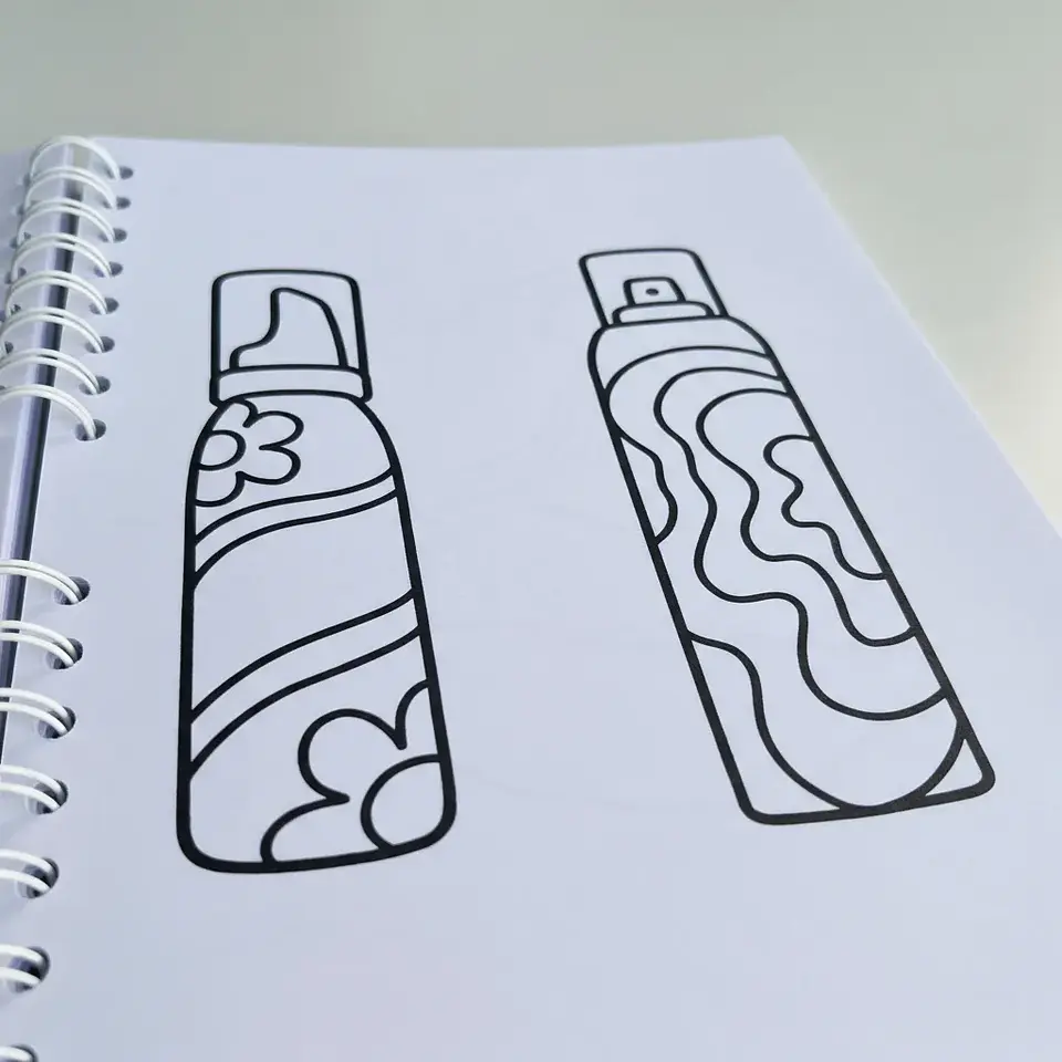 Libro Para Colorear Glow Cosmetics  4