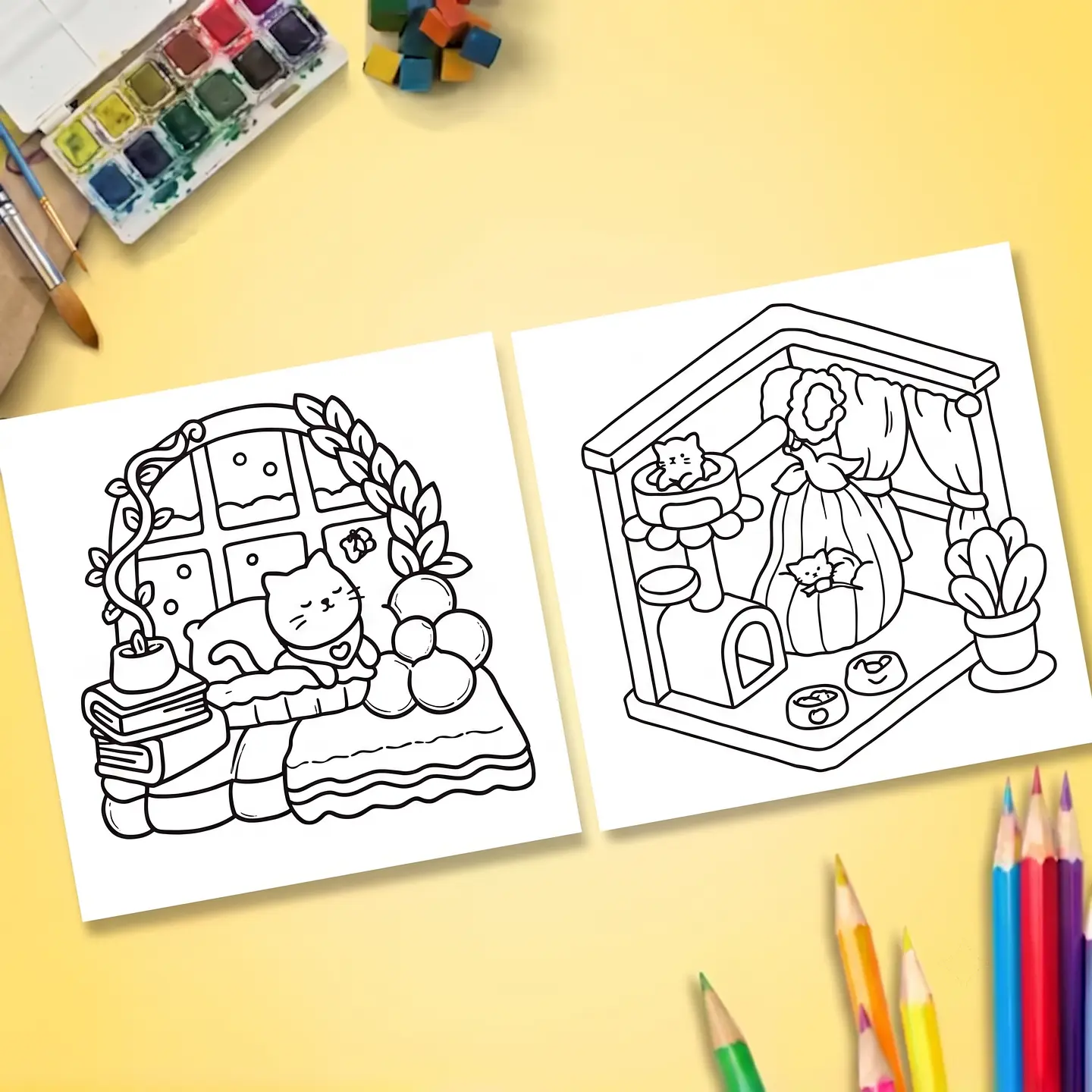 Libro Para Colorear Hygge Place - Coco Wyo 3