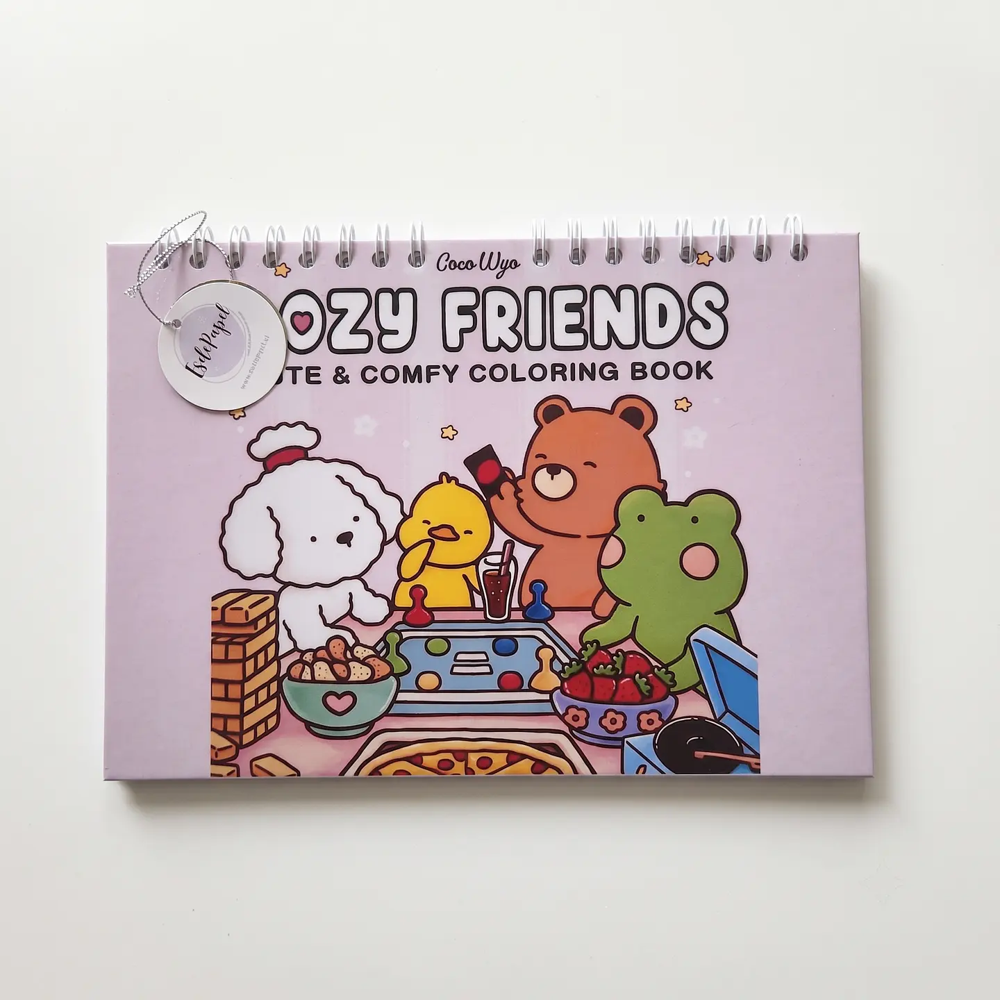 Libro Para Colorear Cozy Friends – 42 Páginas Coco Wyo 1