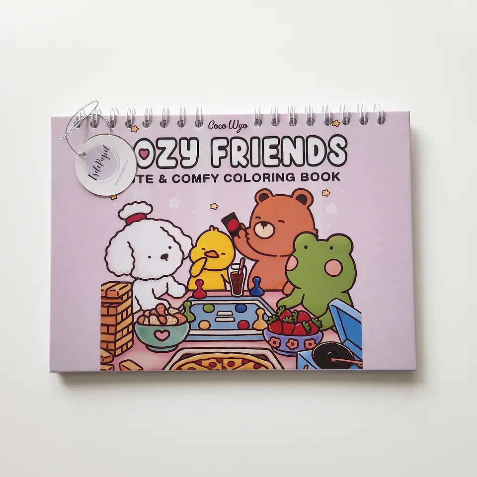 Libro Para Colorear Cozy Friends – 42 Páginas Coco Wyo 1