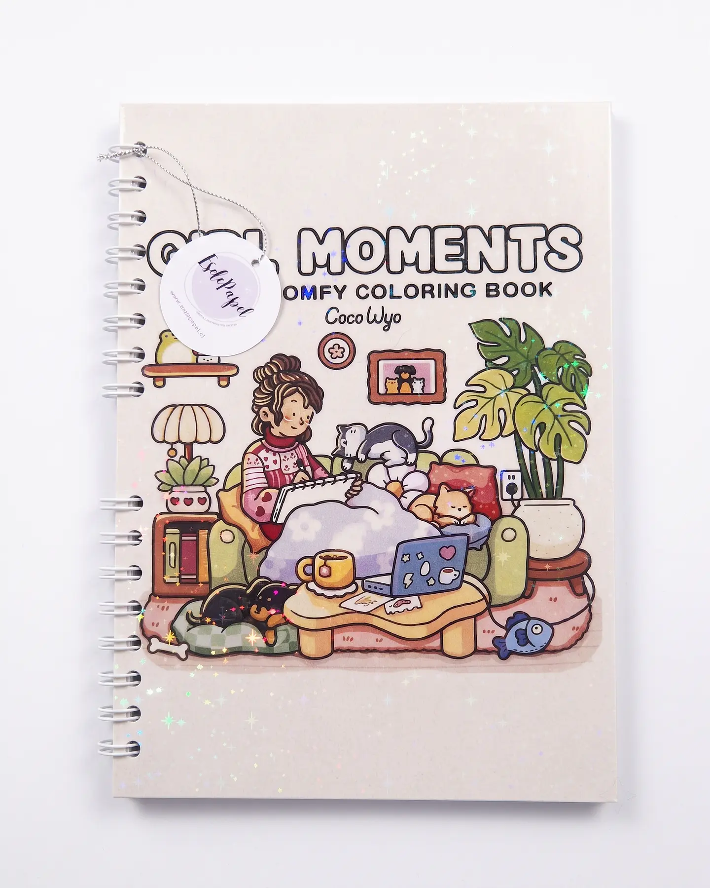 Libro Para Colorear Girl Moments – 45 Páginas Coco Wyo 1