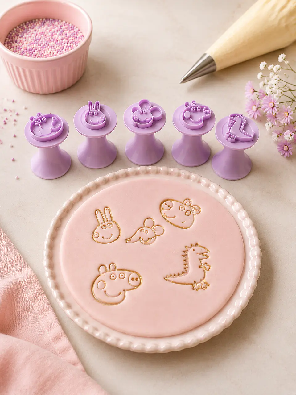 KIT Carimbo Peppa Pig - 5 peças 1