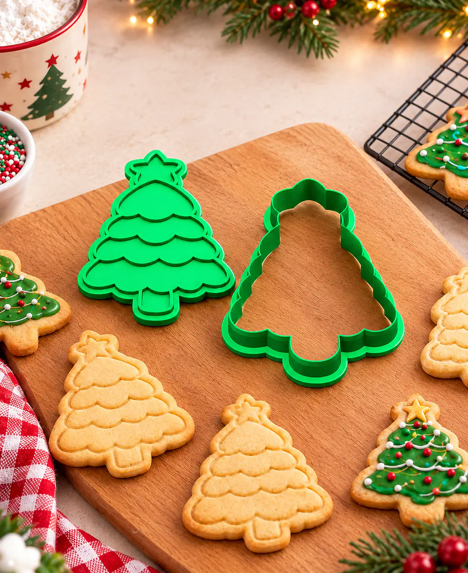 Cortador Biscoito Árvore de Natal - 1 peça 1