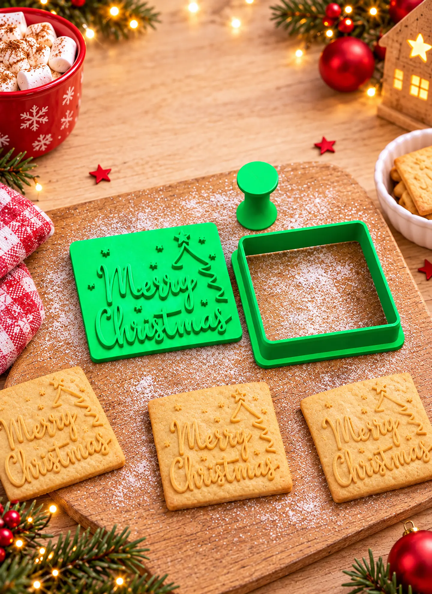 Cortador Biscoito Merry Christmas - 1  peça 1