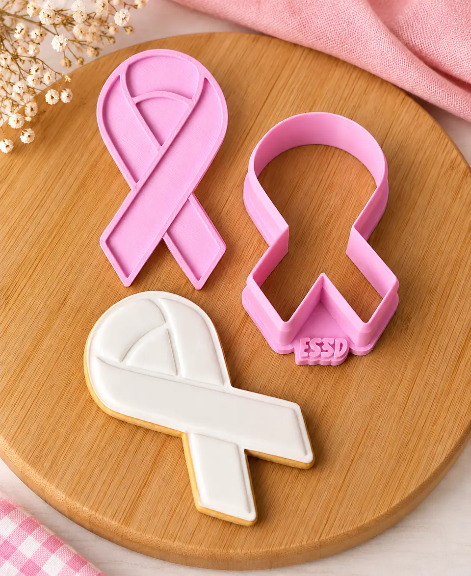 Cortador de Biscoito Outubro Rosa  1