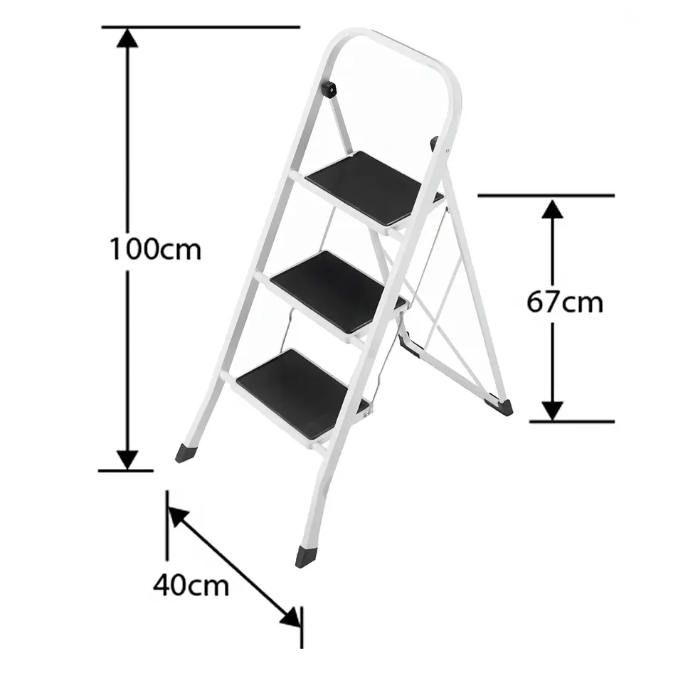 Piso Escalera Plegable 3p Fuerte 2