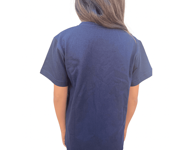 Polera Azul Unisex Manga Corta Colegio Providencia