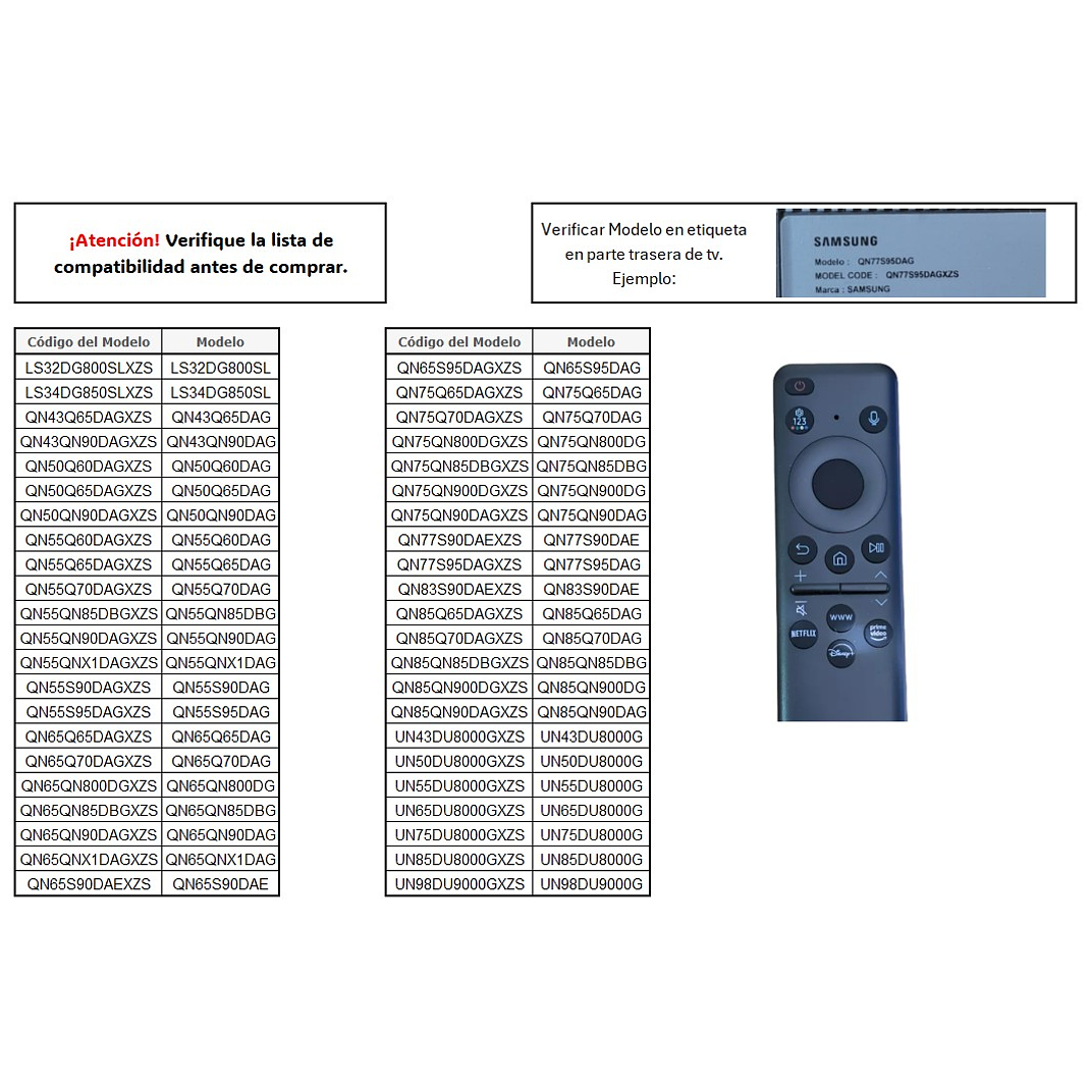 Control Ecoremoto Para Smart Tv Samsung Bn59-01455P 5