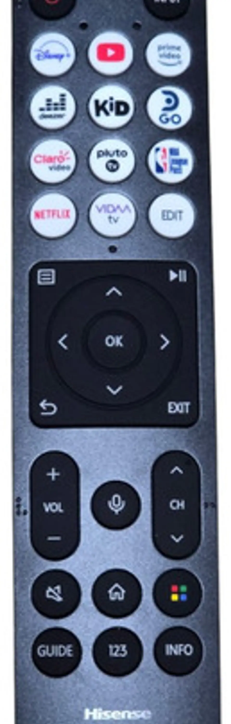 Control Remoto Original Hisense ERF3D96H Smart TV Comando de Voz 4