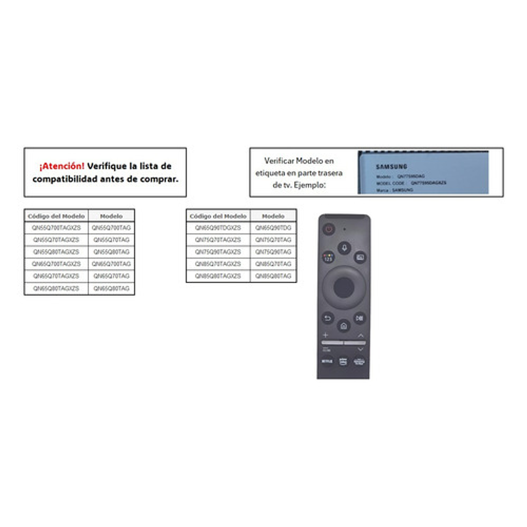 Control Remoto Para Smart Tv Samsung Bn59-01329 6