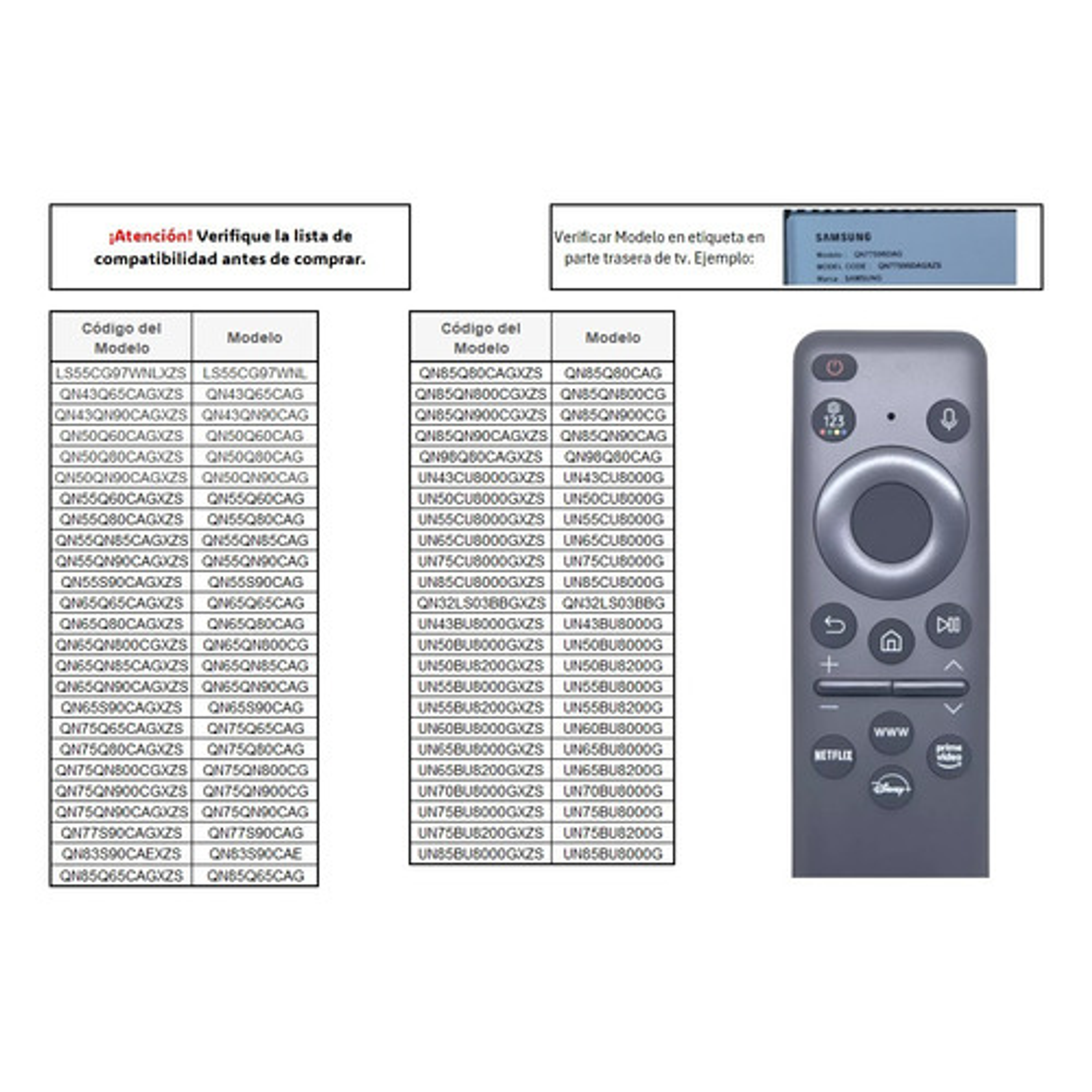 Control Ecoremoto Para Smart Tv Samsung Bn59-01432 5
