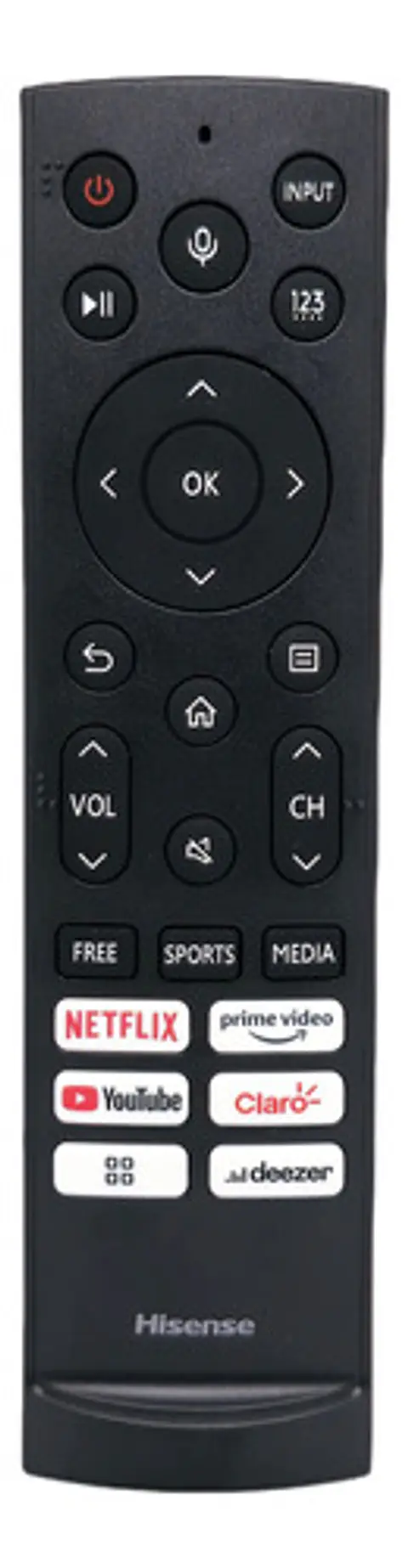Control Remoto Smart Tv + Comando De Voz Original Hisense