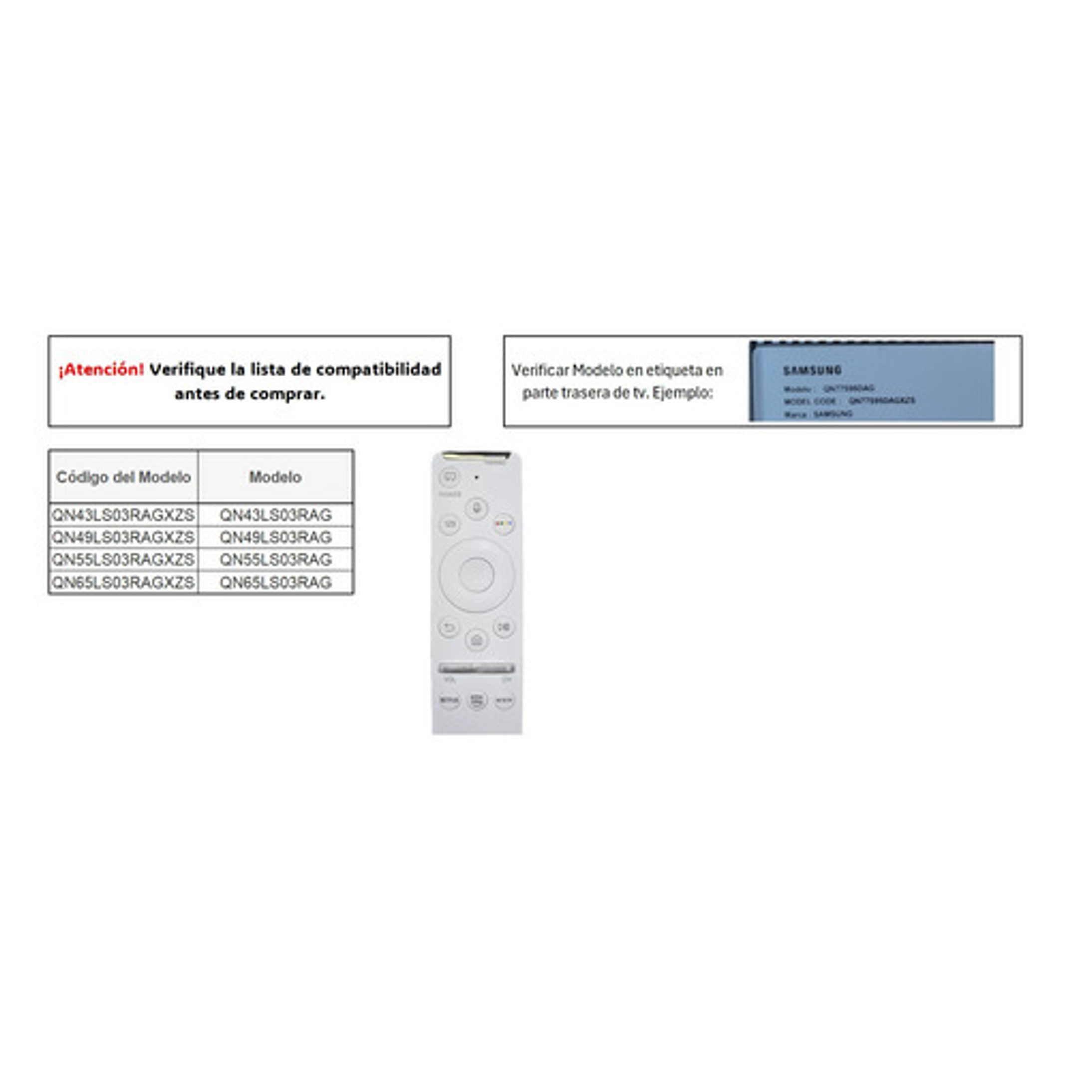 Control Qled The Frame Para Smart Tv Samsung Bn59-01312t 6