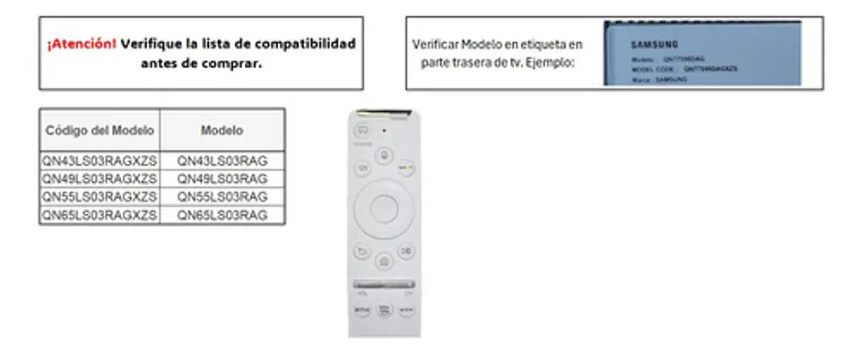 Control Qled The Frame Para Smart Tv Samsung Bn59-01312t 6