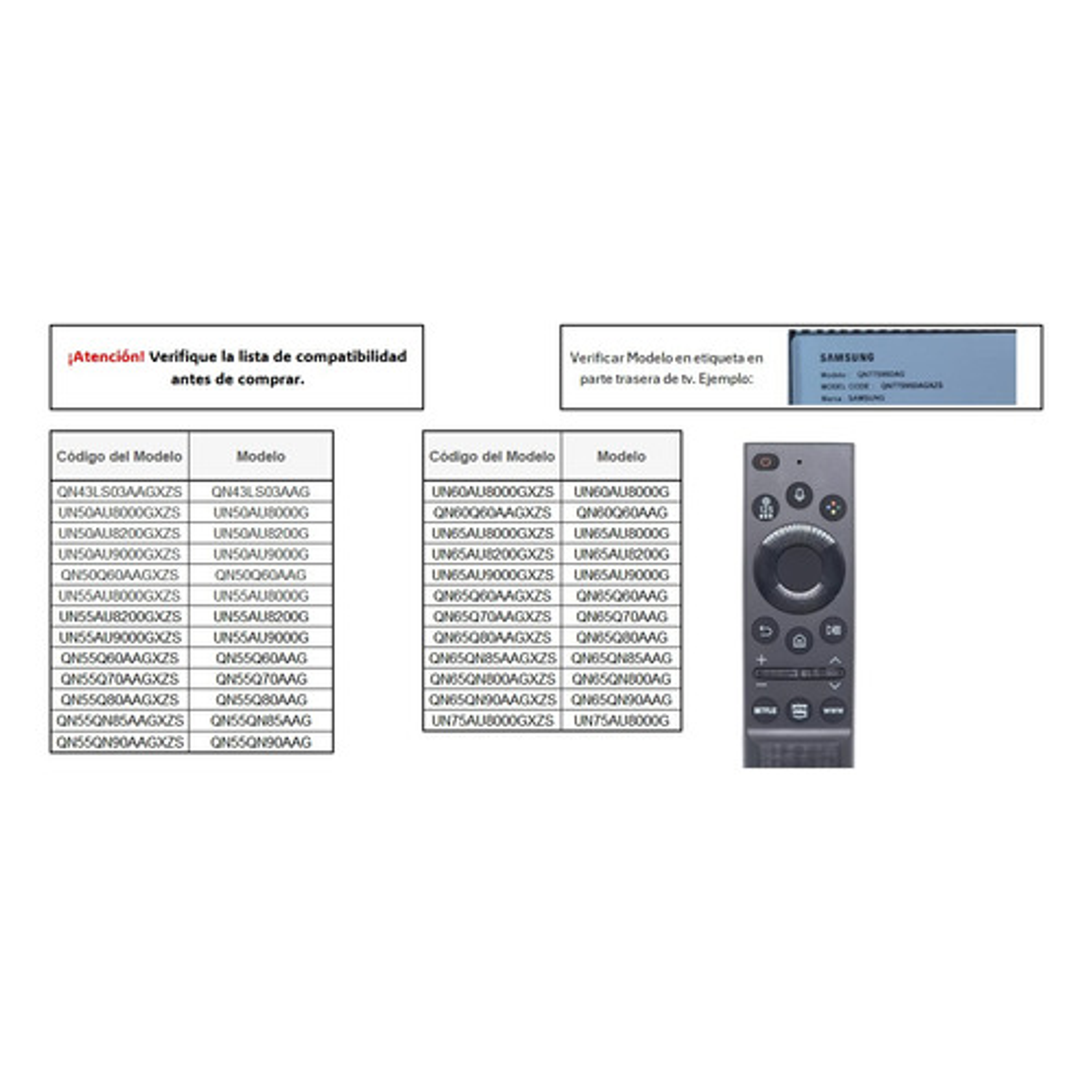 Control Remoto Para Smart Tv Samsung Bn59-01363 6