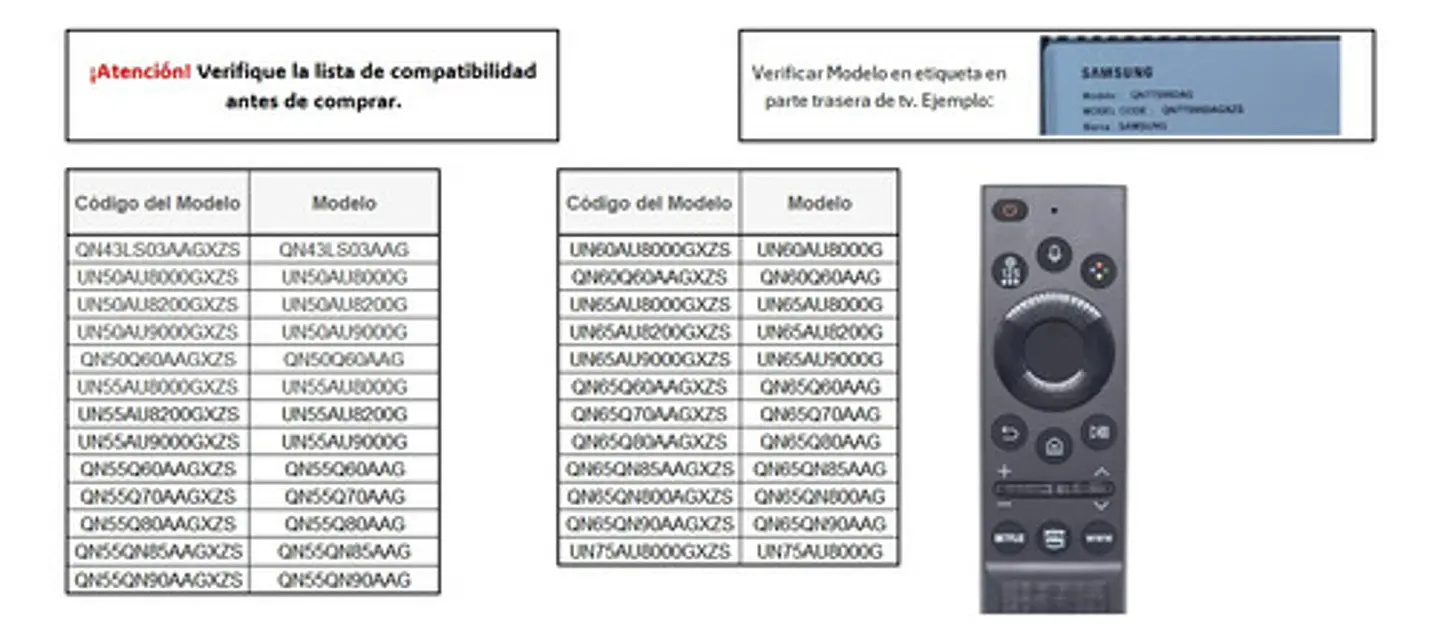 Control Remoto Para Smart Tv Samsung Bn59-01363 6