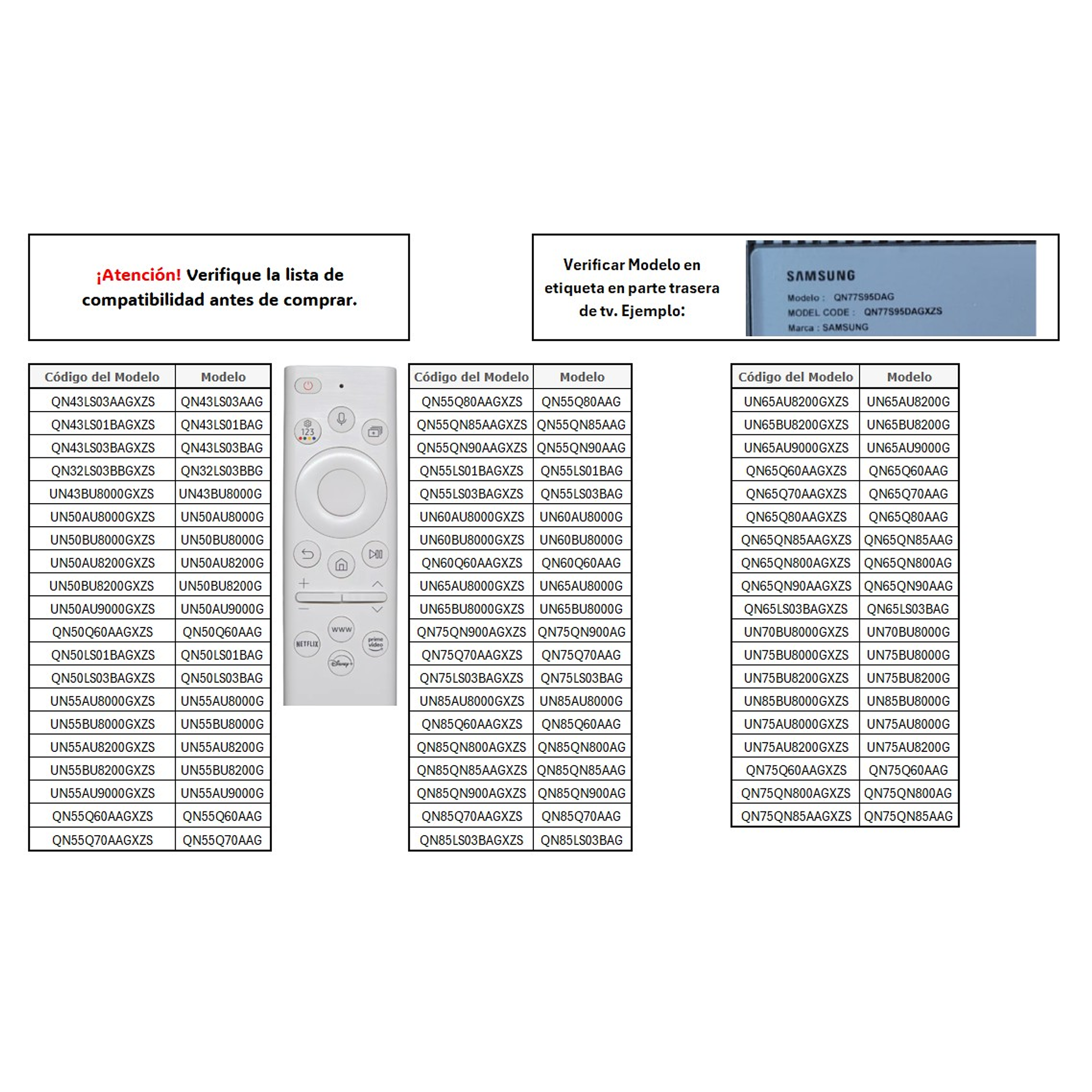 Control Remoto Samsung Original (BN59-01391) Carga Solar Eco-Friendly 5
