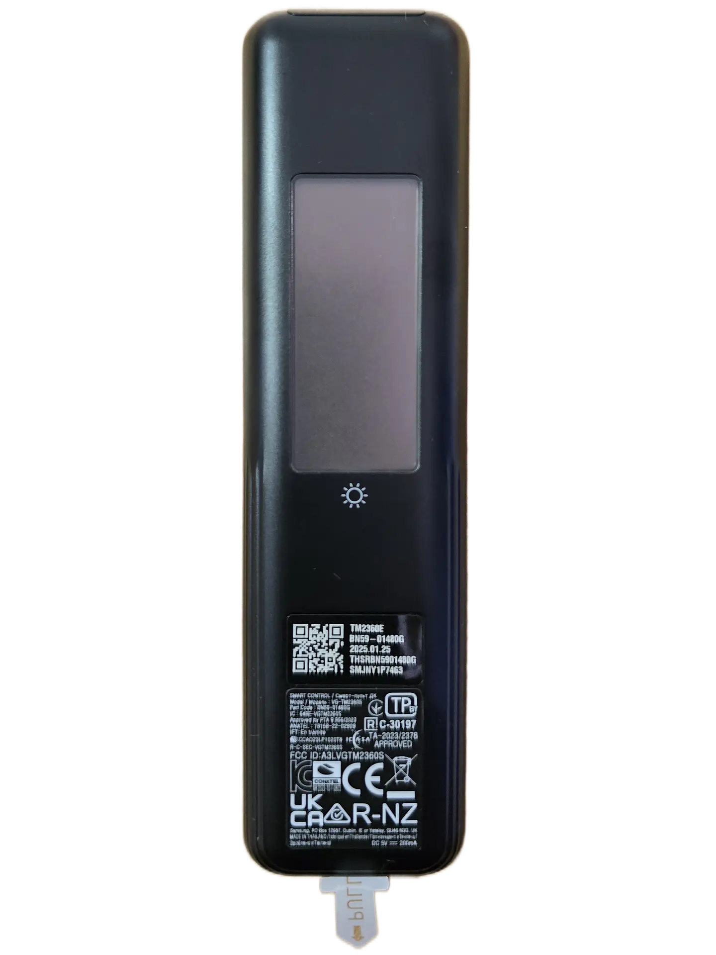 Control Remoto Samsung SolarCell Original | Modelo BN59-01480G | Mando de Voz y Carga USB-C 2