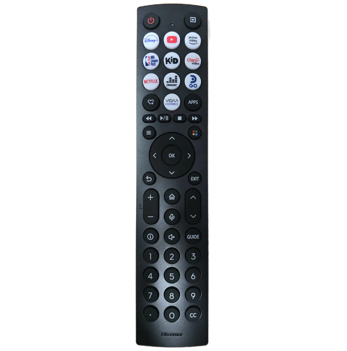 Control Remoto Original Hisense ERF2AT36H Voz | NBA Deezer DGO 1