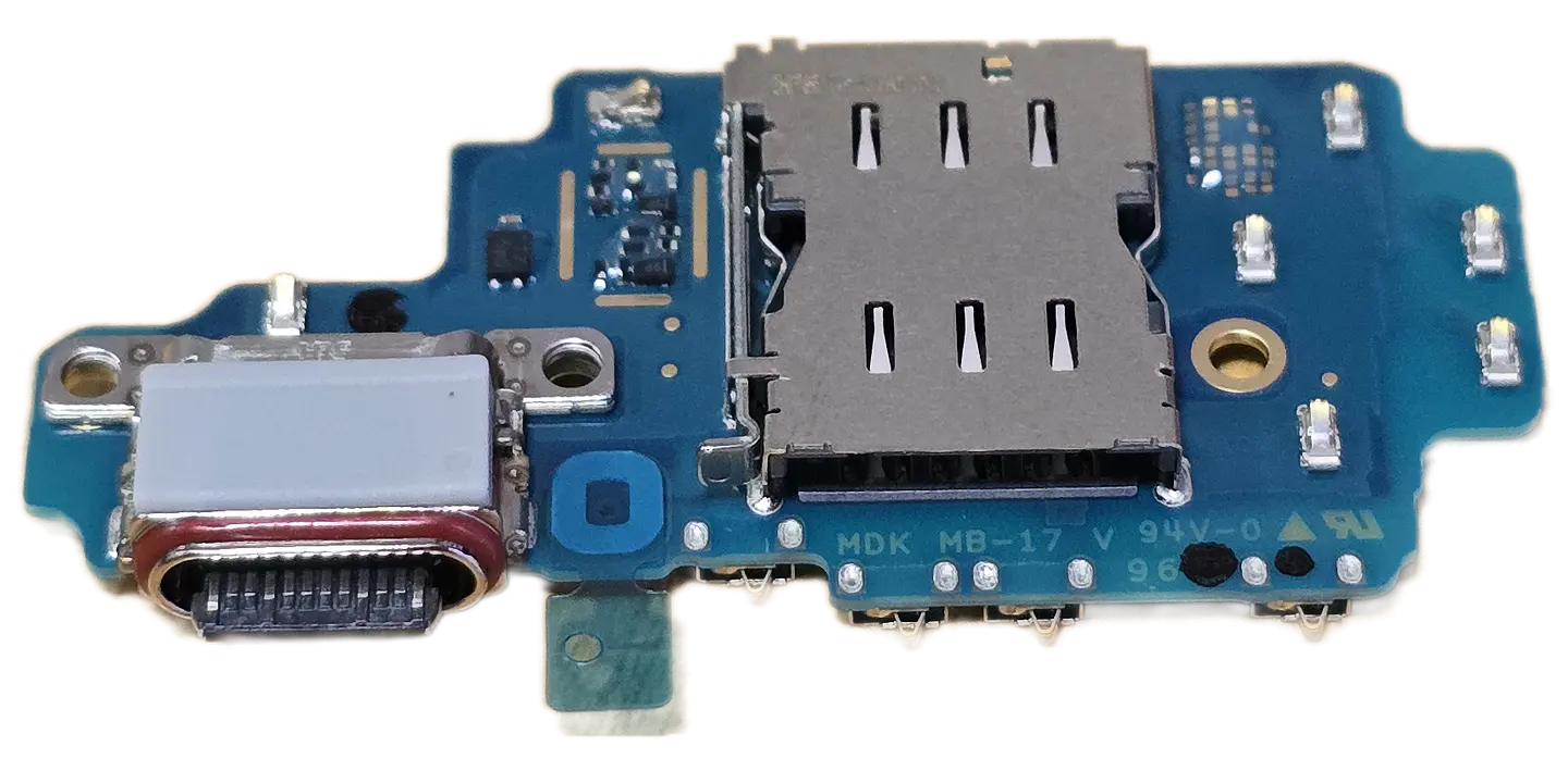 Base de Carga y SIM para Samsung Galaxy S24 Ultra | Sub Board SM-S928 Original 2