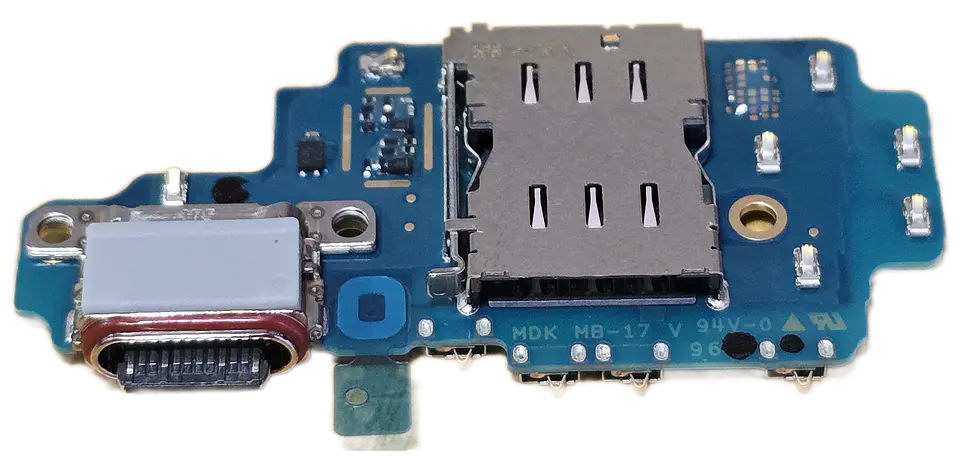 Base de Carga y SIM para Samsung Galaxy S24 Ultra | Sub Board SM-S928 Original 2